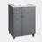 Menifee 24'' Single Bathroom Vanity with Ceramic Top-839146176