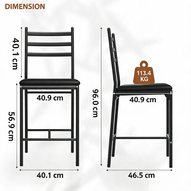 Side Chair in Black