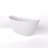 61 Inch Freestanding Solid Surface Soaking Bathtub