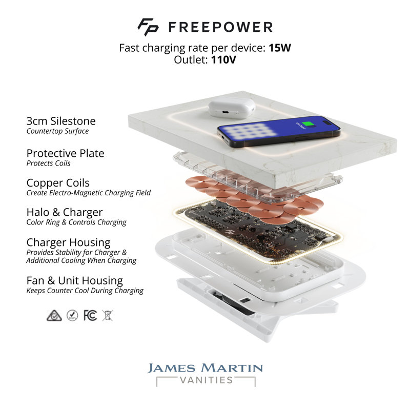 Myrrin 72'' W Double Vanity, Carbon Oak, Siberian