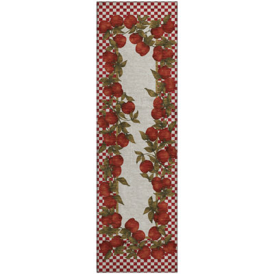 Premium Machine Washable Chiekezi AMF164 Apple Rug