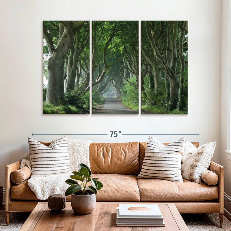 Harnek Dark Hedges, 42" H x 65" W