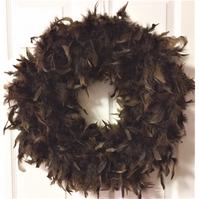Couronne de plumes 23 po