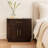 Solid Wood Milan Bedside,Brown,2-Doors,1-Drawers-1823286604
