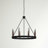 Marsden 8 - Light Dimmable Wagon Wheel Chandelier