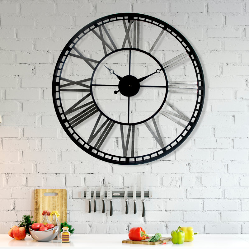 Très grande horloge murale 27,5 po Alonso
