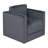 30" W Polyester Swivel Armchair