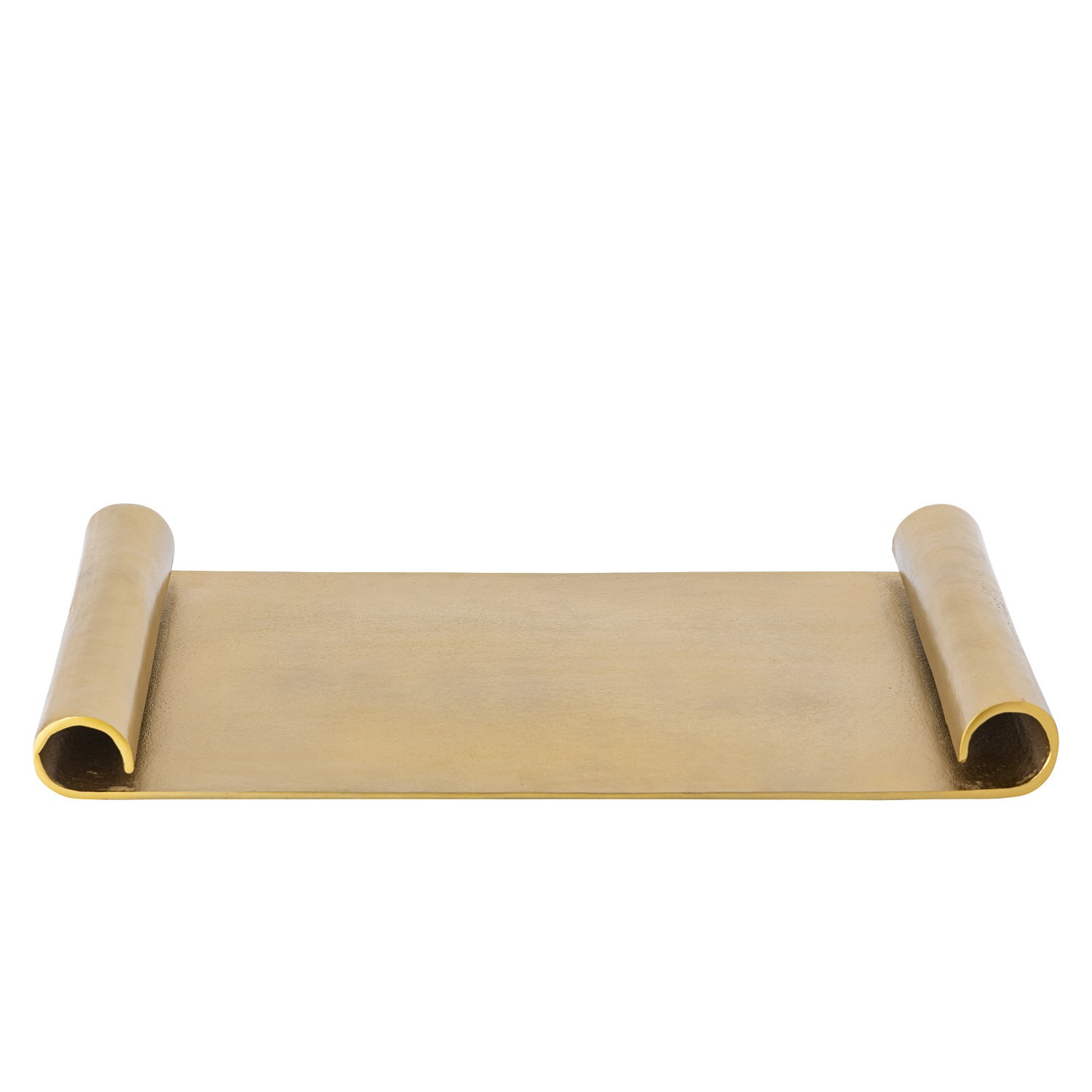 Brass Decorative Tray, Gold, 25"W x 15"D x 2"H