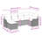 vidaXL Garden Sofa Set 6 pcs Brown Poly Rattan-369815403
