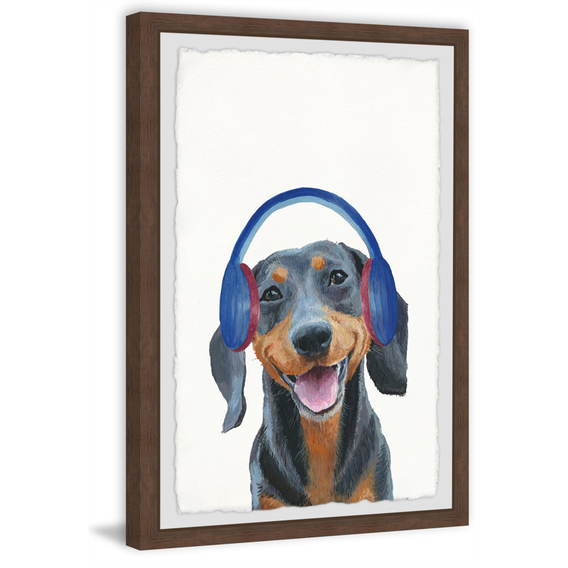 'Music Lover' Framed Print, 30" H x 20" W x 1.5" D