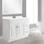 Meuble-lavabo de 36 po Wyndham, entièrement assemblé, blanc
