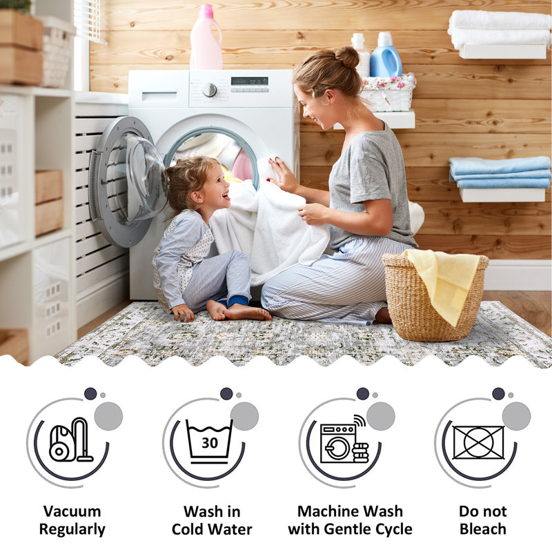 Tapis Sailas avec envers antidérapant, Tapis de couloir 2 pi x 6 pi