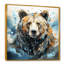 Représentation abstraite d'un mouvement d'ours sur toile-930926962-930926965