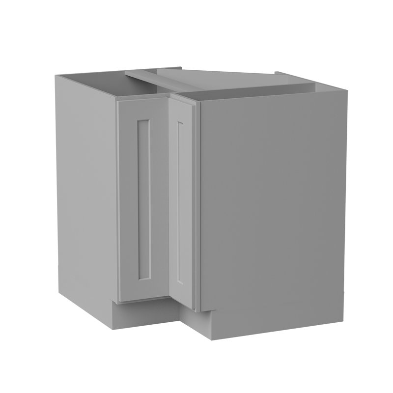 Armoire Base Lazy Susan, Gris, L 33 po x H 34,5 po x P 24 po