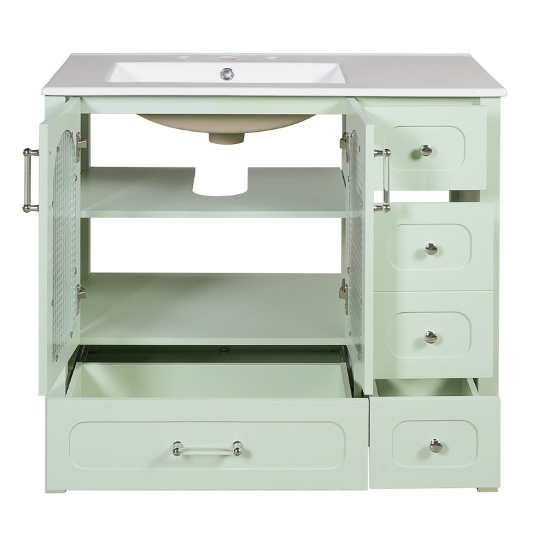 Meuble-lavabo 36 po avec plateau en céramique