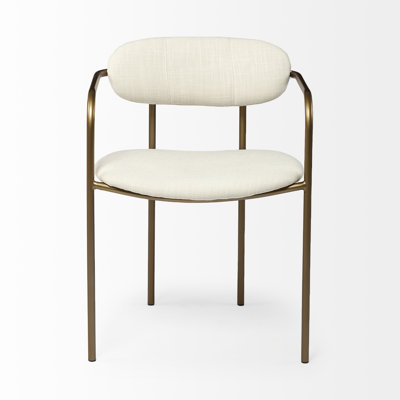 Belarus Upholstered Ladder Back Arm Chair