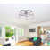 Humboldt Glass Semi Flush Mount