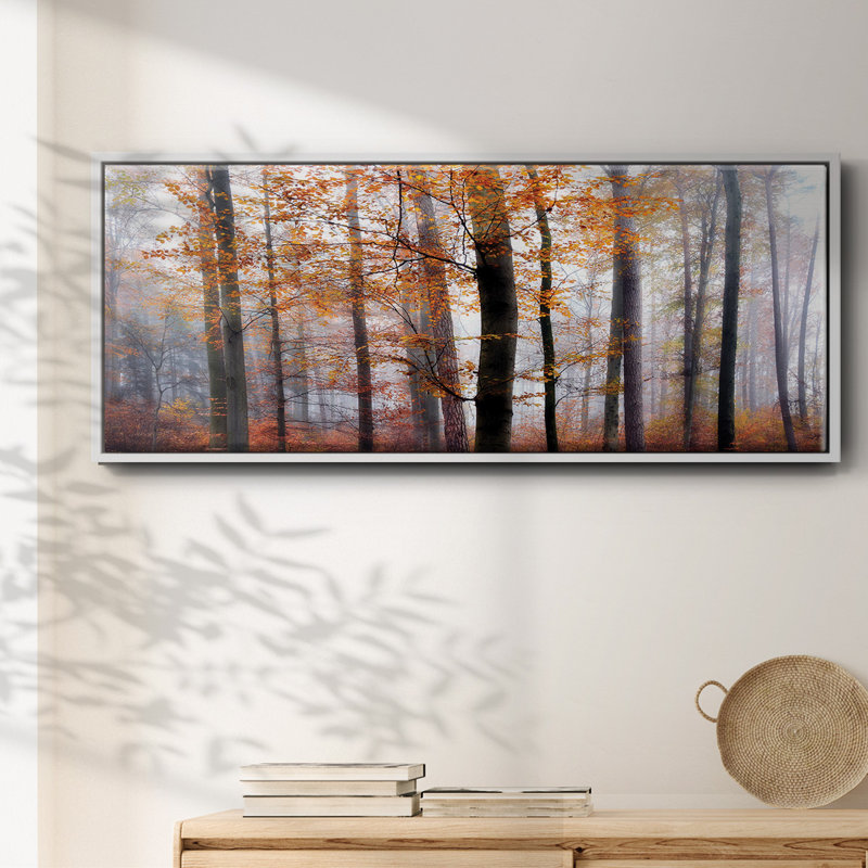 Lost in the Forest- Framed Canvas, 12" H x 30" W