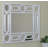 29.5" Framed Geometric Openwork Rectangular Wall Mirror-1861300992
