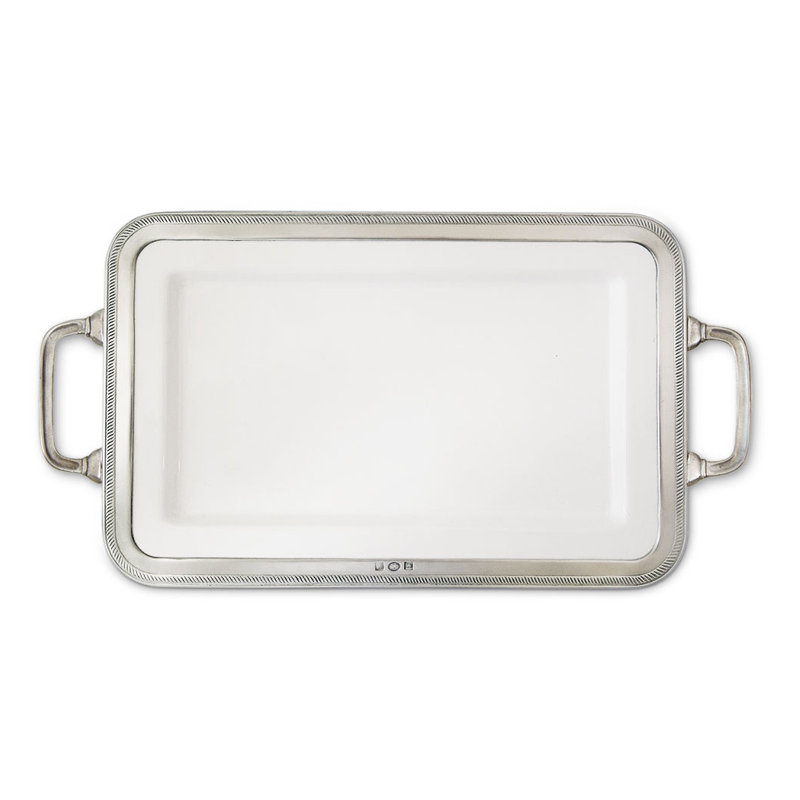 Luisa Tray, 2" H x 18" W x 9.5" D