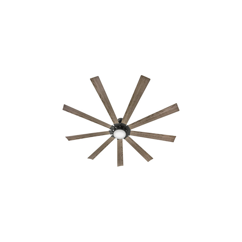 Ventilateur DEL Turbine 80 ", Noir mat