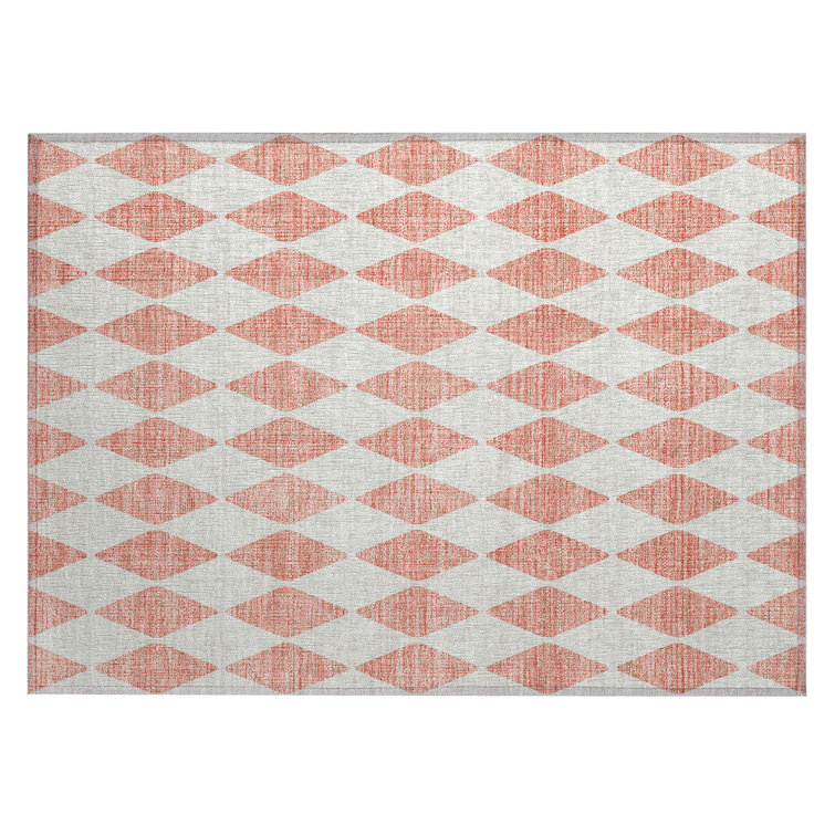 Loreen Washable Geometric Indoor / Outdoor Rug