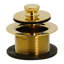 14" Brass Twist & Close Bathtub Leg Drain Assembly with 2-Hole Overflow-37404437