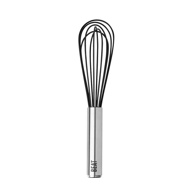 Tovolo 9" Silicone Beat Whisk, Black