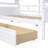 White Twin Size Daybed Featuring Wood Slat Support, Bedside Shelves, And Two Under - Bed Drawers Good For Small Living Spaces Bedrooms-1857111922-1857111924