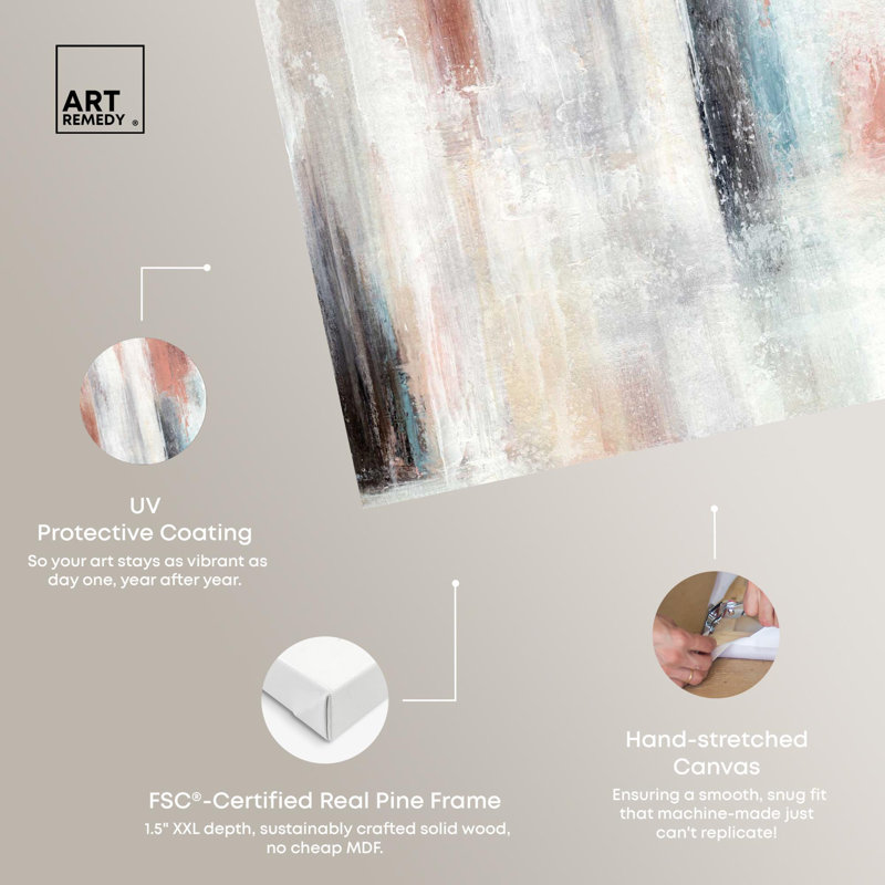 "White Space", reproduction d'art sur toile par Art Remedy, Toile tendue avec châssis, H 24 po x l 16 po