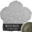 Médaillon de plafond en coquille de 25 5/8 po x P 1 po-28581533