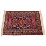 Nodine Oriental Area Rug in Blue