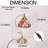 Charming Floral Stained Glass Table Lamp With Bulb And Switch Control