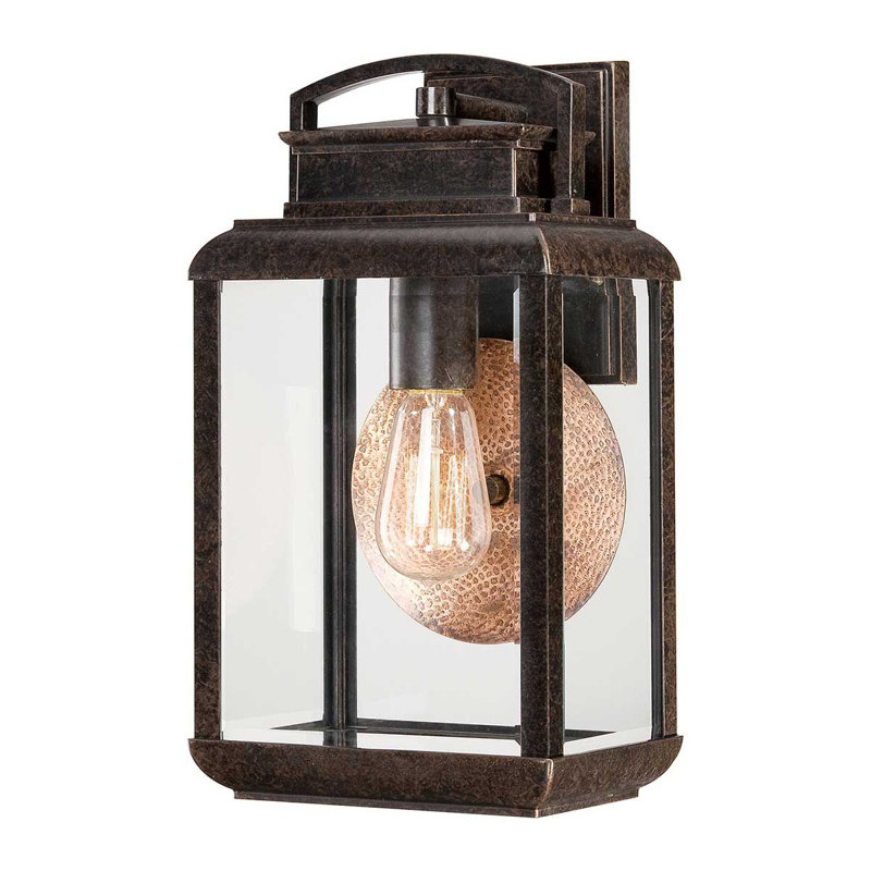 Laelia Bronze Outdoor Wall Lantern, Medium