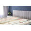 Drap-housse botanique Ambesonne_ Rayures bohémiennes Woodland_ Saumon bleu pétrole-95977100