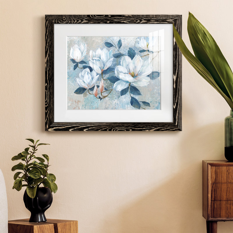 Spring Spring I - peinture encadrée, Cadre noir, H 24 po x l 18 po x P 1,5 po