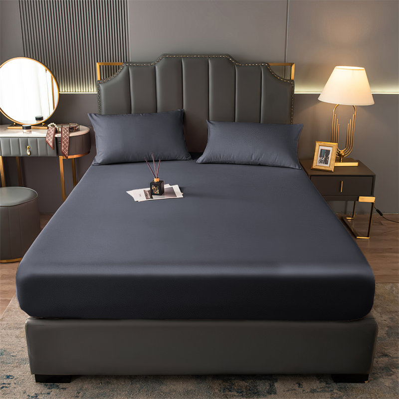Hekuran Flannel Machine Woven Fitted Sheet, Super King (6'), Charcoal