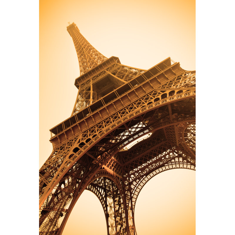 Tour Eiffel - Photographie sur toile tendue, H 18 po x l 12 po x P 1,25 po