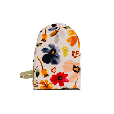 Mini-gant de four | Gant de cuisine en coton résistant à la chaleur avec boucle suspendue Ester Mignon gant de cuisinier pour la cuisson et la cuisson | 7,5 po x 5,5 po