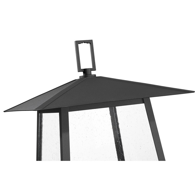 Solis 4 Light Outdoor Post Mounted Fixture in Black