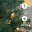 Arbre de Noël pré-éclairé, arbre de Noël artificiel haut de gamme avec lumières et branches en PVC, arbre de Noël à charnières pré-éclairé avec base en métal pour les fêtes, les fêtes et la décoration intérieure-613870566