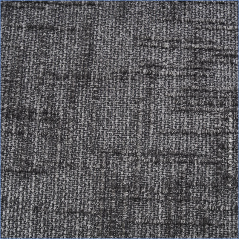 Canapé-lit Lazy avec 3 coussins - tissu chenille, sans assemblage pour le salon | Gris | Chenille