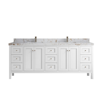 84 po Nashville X P 22 po De salle de bain double en albâtre