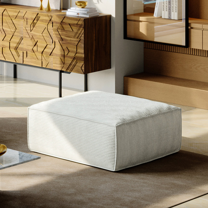 Canapé modulaire crème, - mousse de qualité supérieure, luxueux pour le confort, facile à naviguer dans les pièces avec différents espaces de vie multifonctionnels