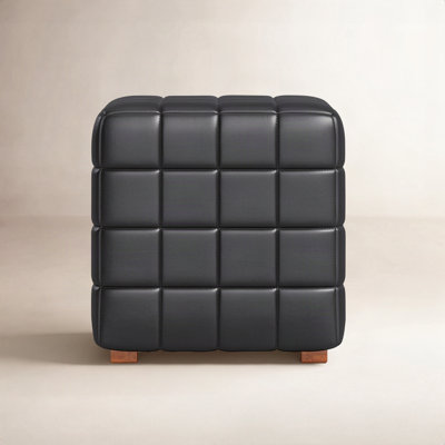 Giana Leather Ottoman