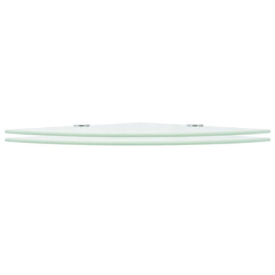Mysha 2 Piece Glass Corner Shelf