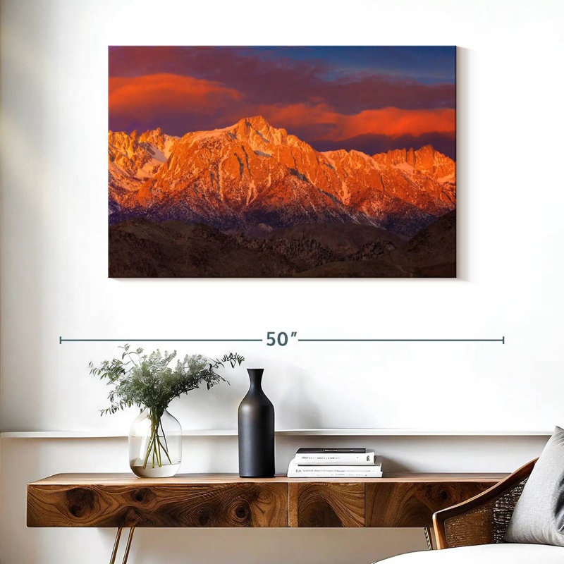 Alvord Mountain Whitney Sunrise, H 26 po x l 39 po
