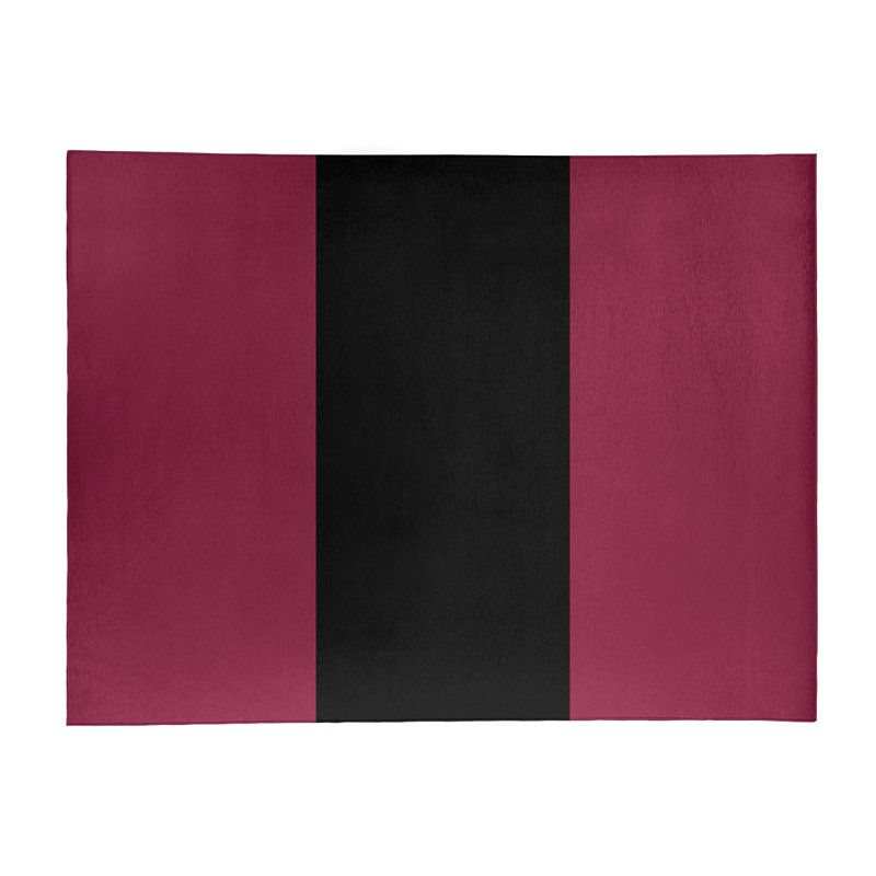 Tapis de zone rouge/noir, Rectangle 9 pi x 12 pi
