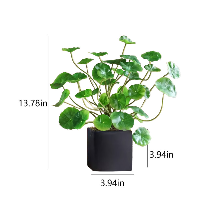 Sapin artificiel 13,78 po, Noir, H 13,78 po x l 3,94 po x P 3,94 po