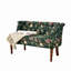 Banc d'appoint capitonné à motif floral européen-1646341934